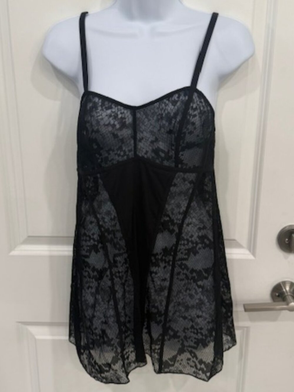 Studio La Perla Black Chemise Lingerie